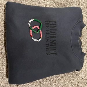 ERAS TOUR BLUE CREWNECK